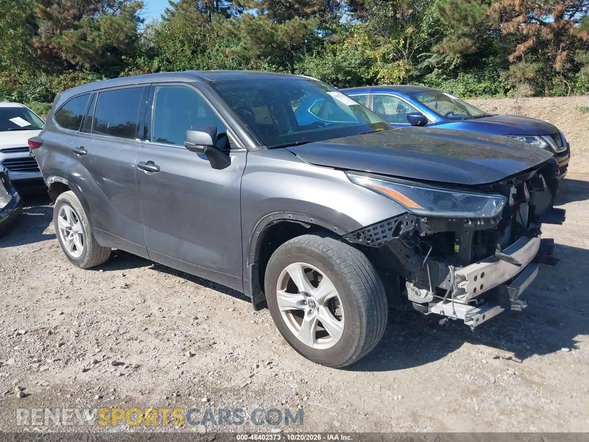 1 Photograph of a damaged car 5TDBZRBH3MS541911 TOYOTA HIGHLANDER 2021