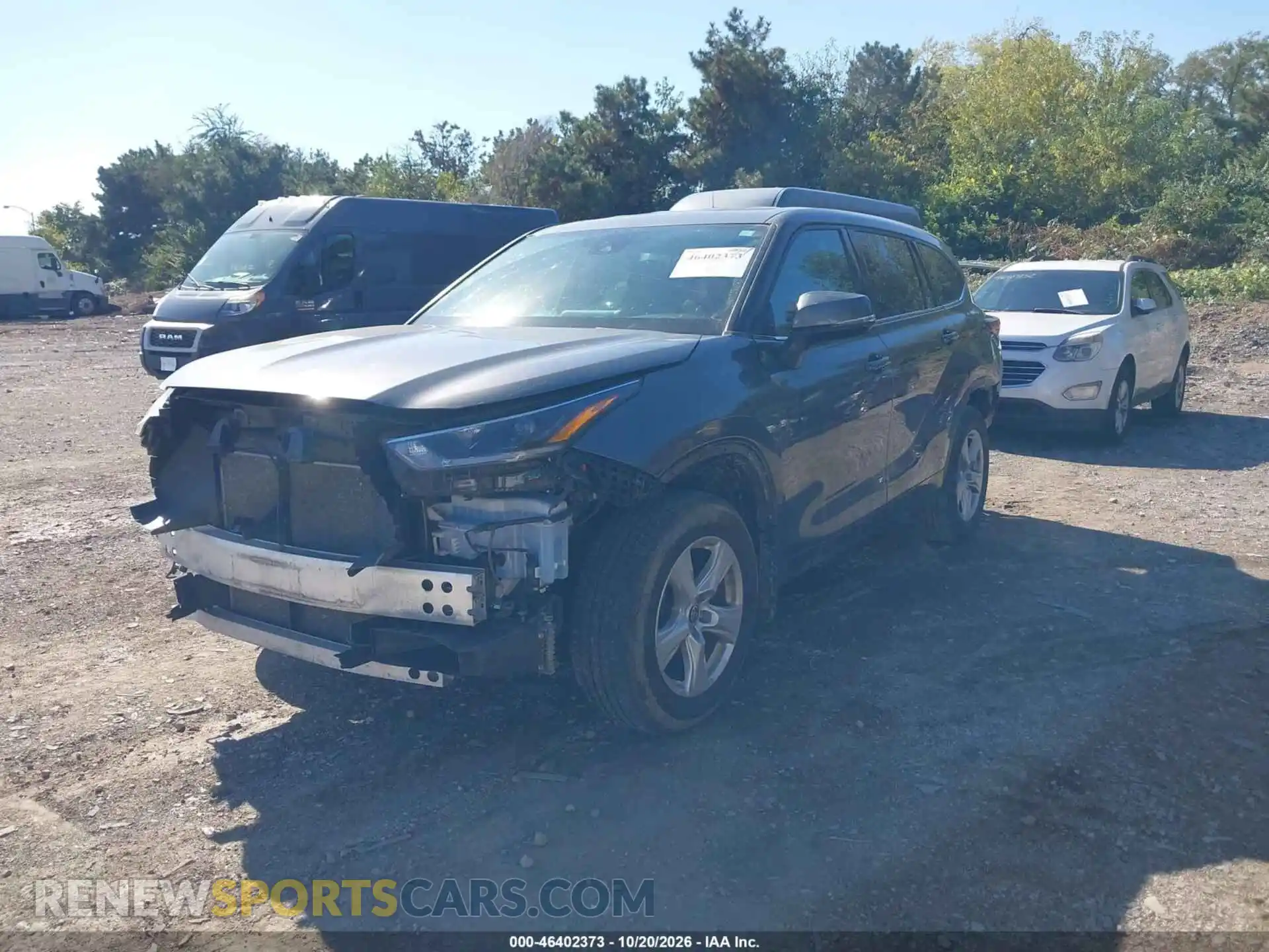 2 Photograph of a damaged car 5TDBZRBH3MS541911 TOYOTA HIGHLANDER 2021