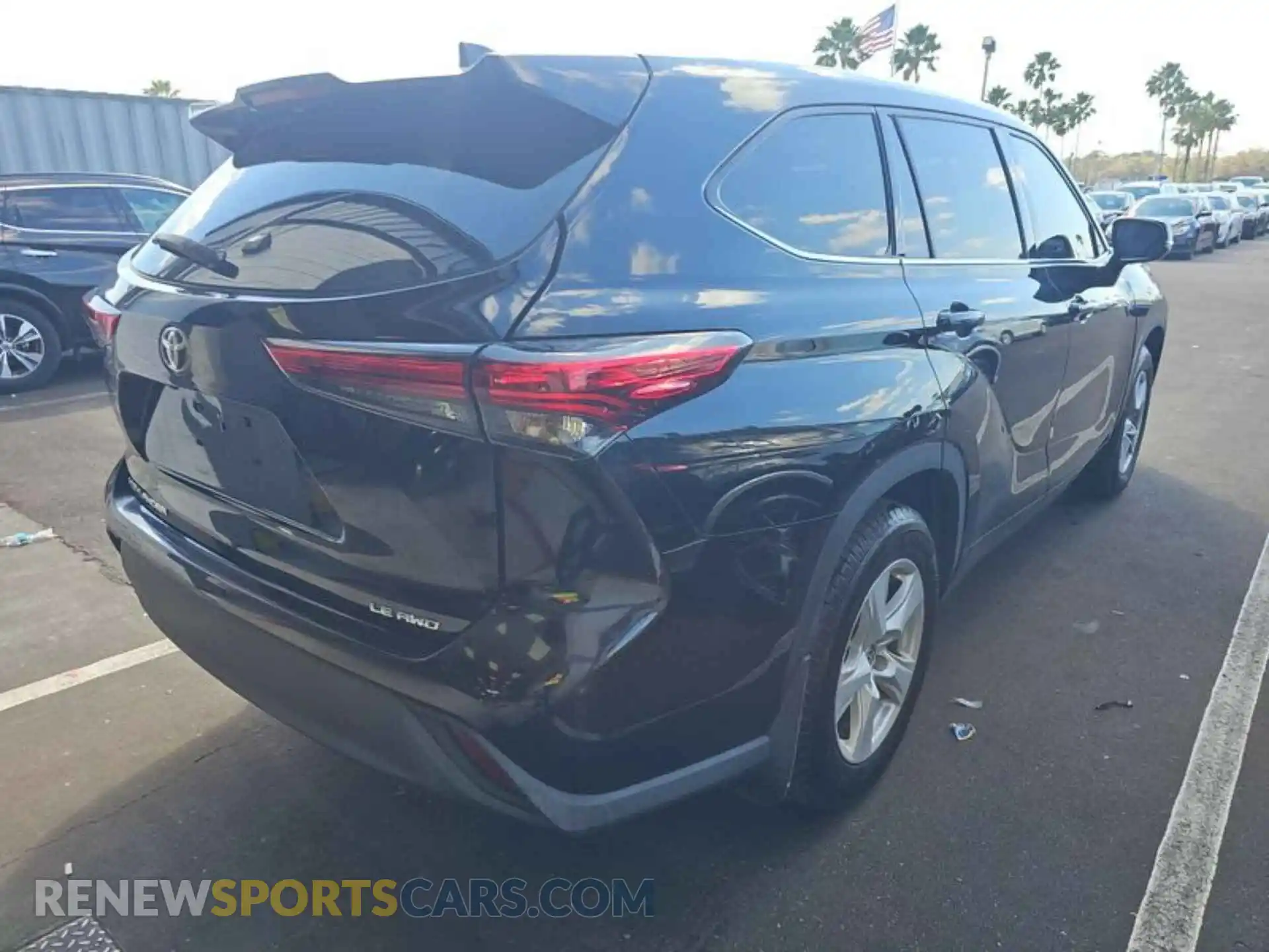 1 Photograph of a damaged car 5TDBZRBH3MS543450 TOYOTA HIGHLANDER 2021