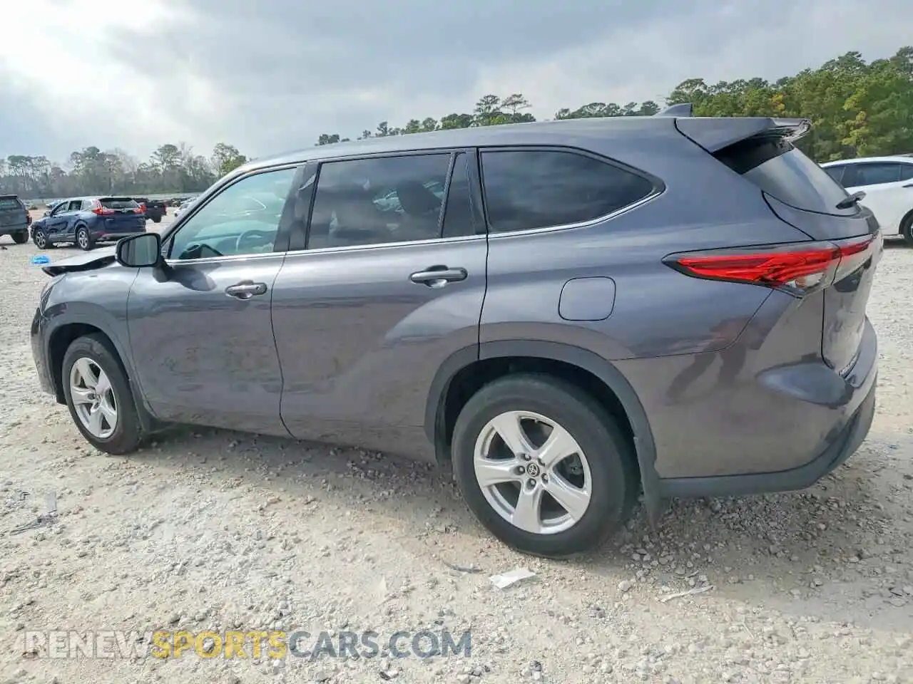 2 Photograph of a damaged car 5TDBZRBH4MS117881 TOYOTA HIGHLANDER 2021