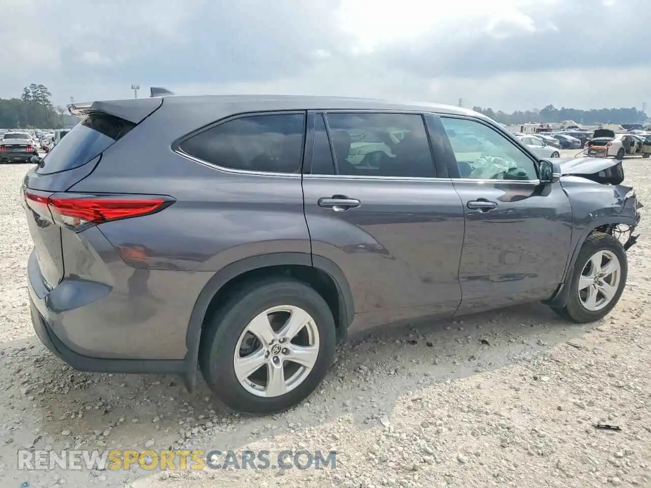 3 Photograph of a damaged car 5TDBZRBH4MS117881 TOYOTA HIGHLANDER 2021