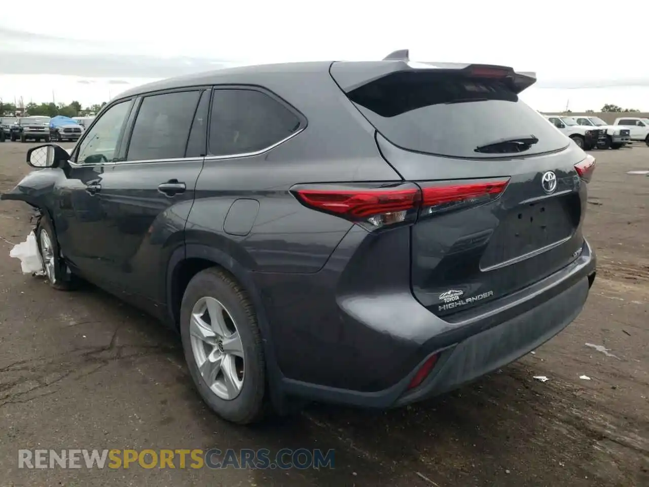 3 Photograph of a damaged car 5TDBZRBH4MS142196 TOYOTA HIGHLANDER 2021