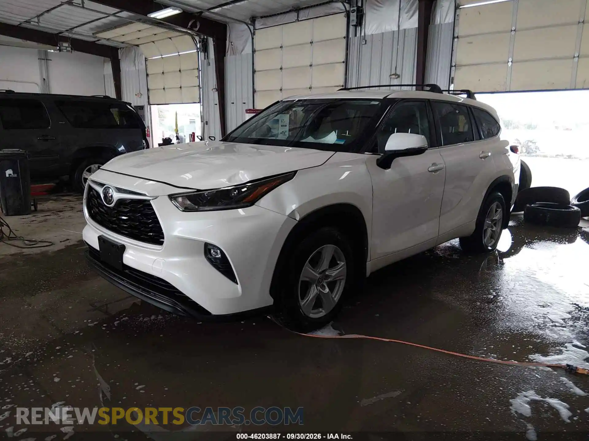 2 fotografías del automóvil dañado 5TDBZRBH4MS536152 TOYOTA HIGHLANDER 2021