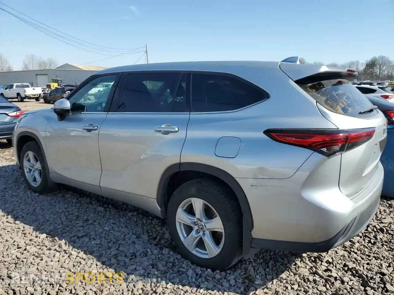 2 Photograph of a damaged car 5TDBZRBH4MS546244 TOYOTA HIGHLANDER 2021