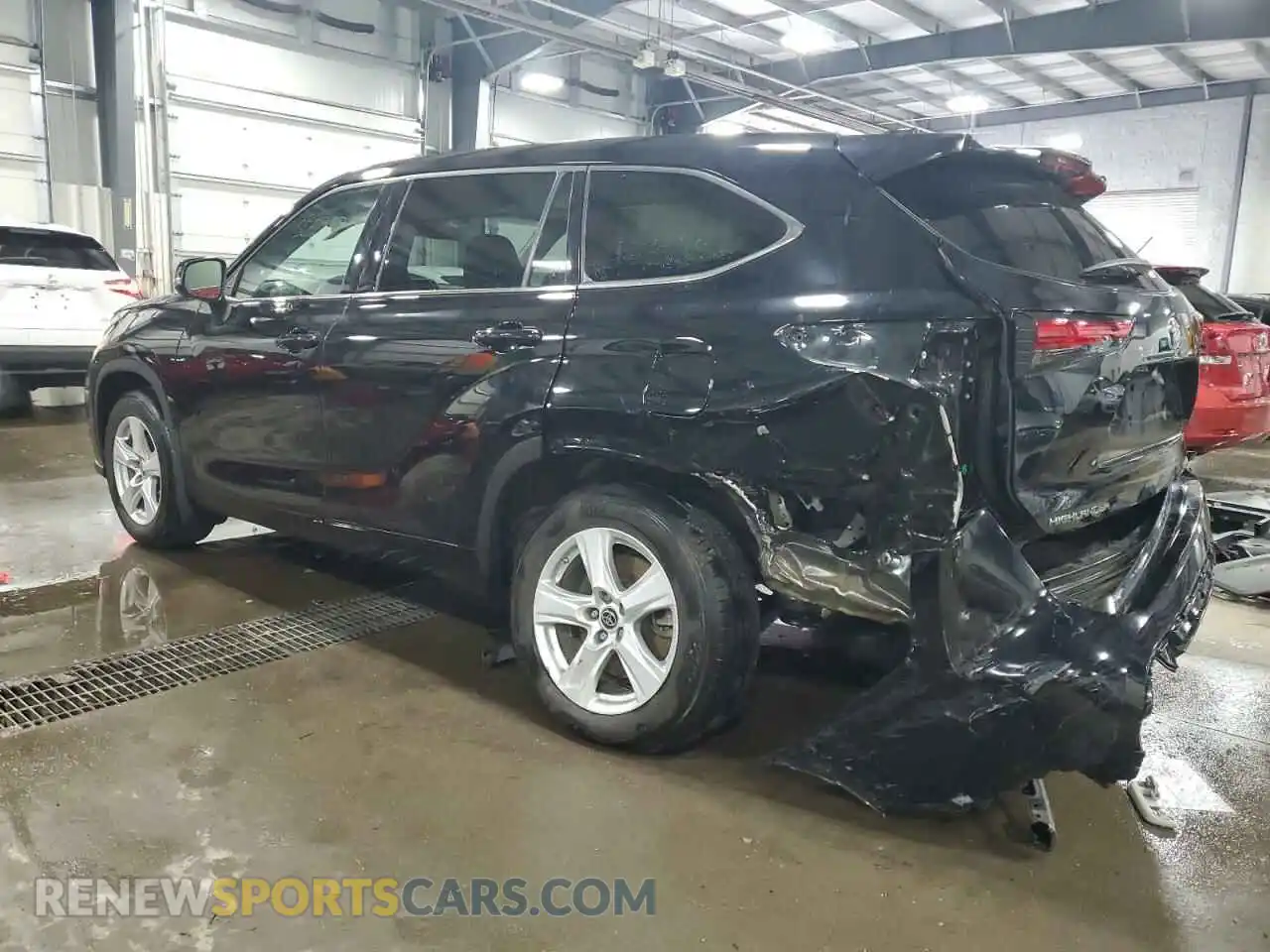 2 Photograph of a damaged car 5TDBZRBH4MS546549 TOYOTA HIGHLANDER 2021