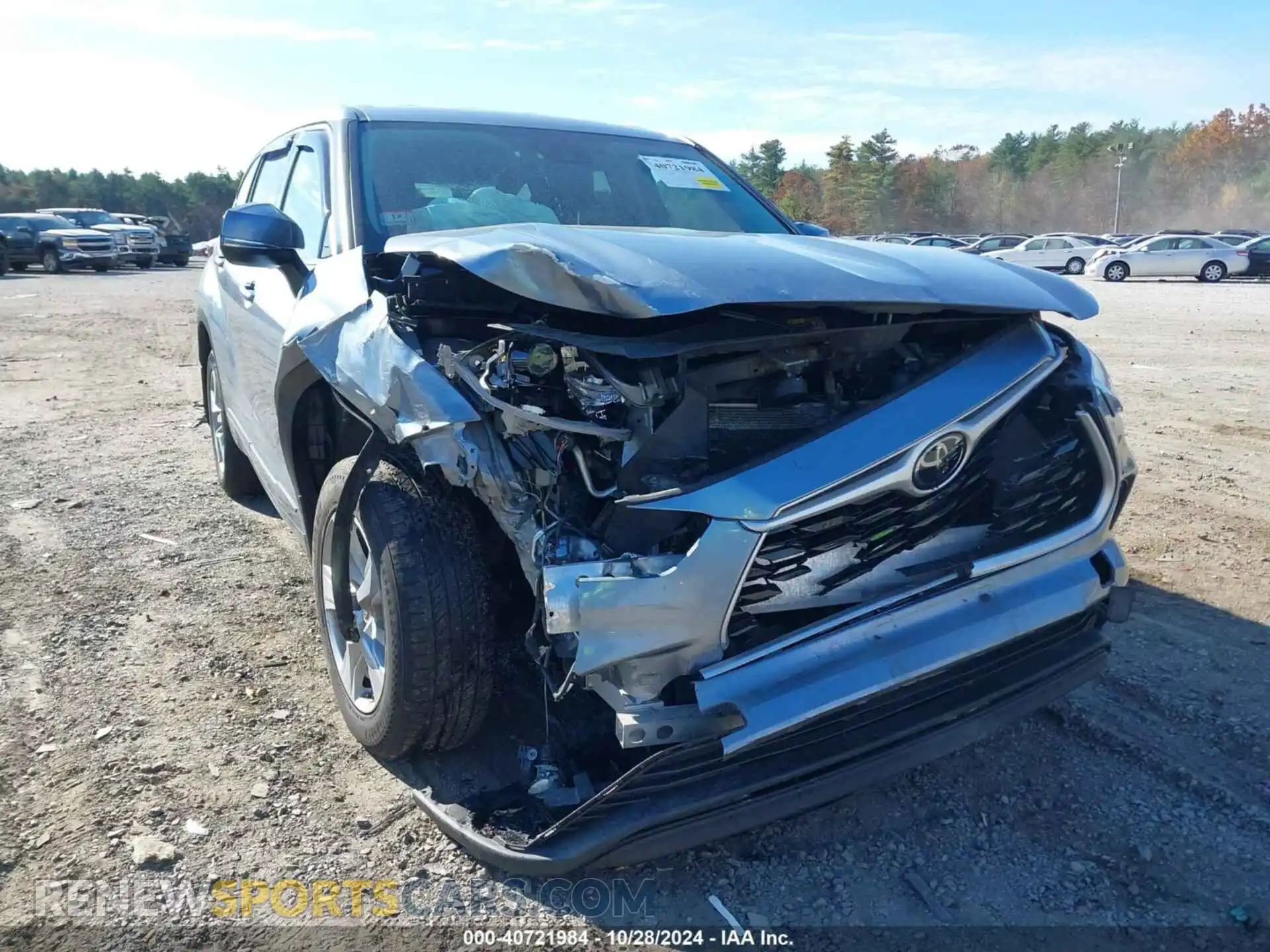 1 fotografías del automóvil dañado 5TDBZRBH5MS058114 TOYOTA HIGHLANDER 2021