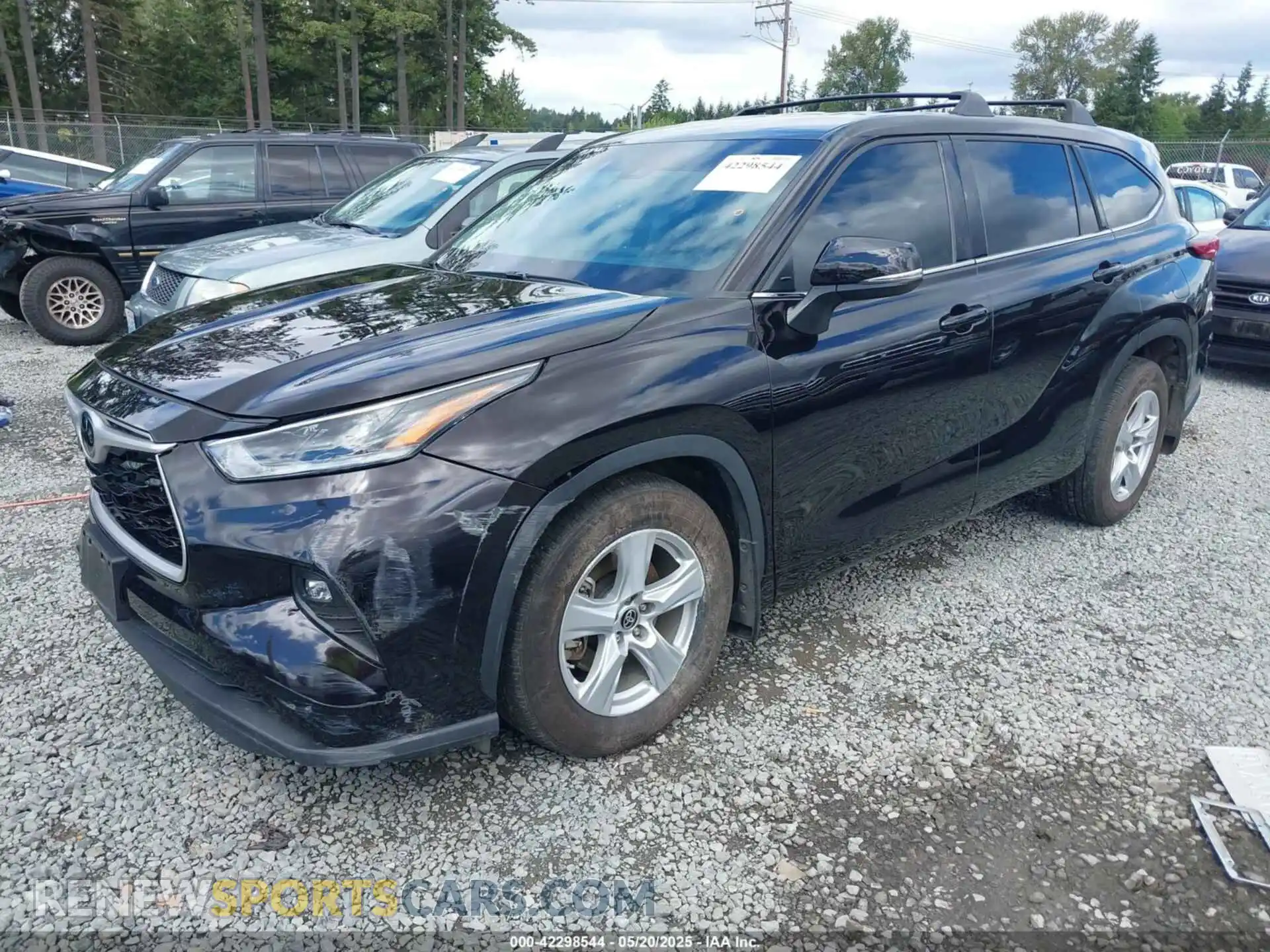 2 Photograph of a damaged car 5TDBZRBH5MS150596 TOYOTA HIGHLANDER 2021