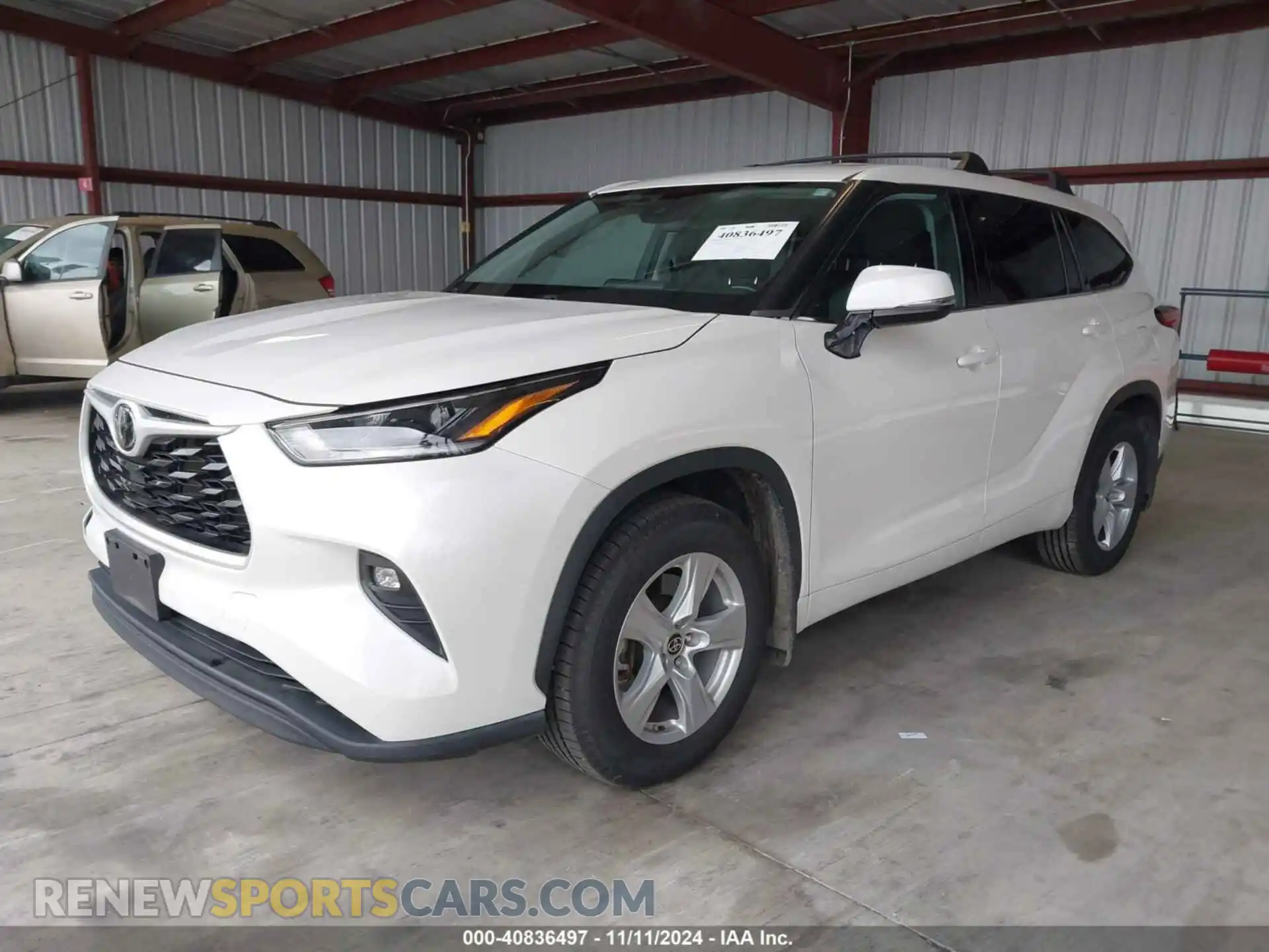 2 Photograph of a damaged car 5TDBZRBH5MS537410 TOYOTA HIGHLANDER 2021