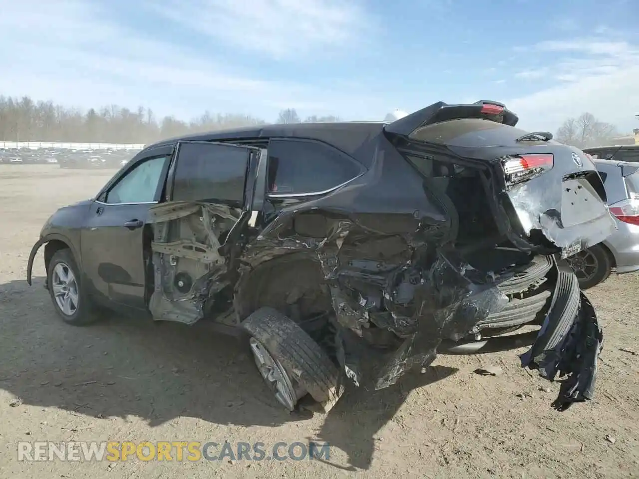 2 Photograph of a damaged car 5TDBZRBH5MS552280 TOYOTA HIGHLANDER 2021