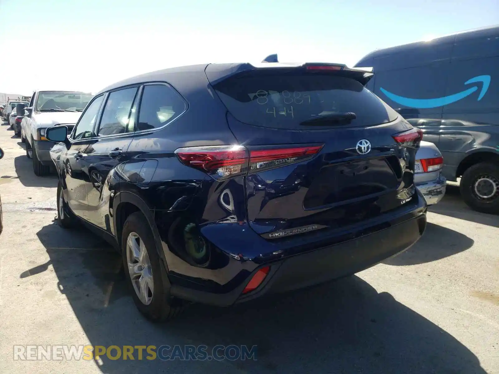 3 Photograph of a damaged car 5TDBZRBH6MS524908 TOYOTA HIGHLANDER 2021