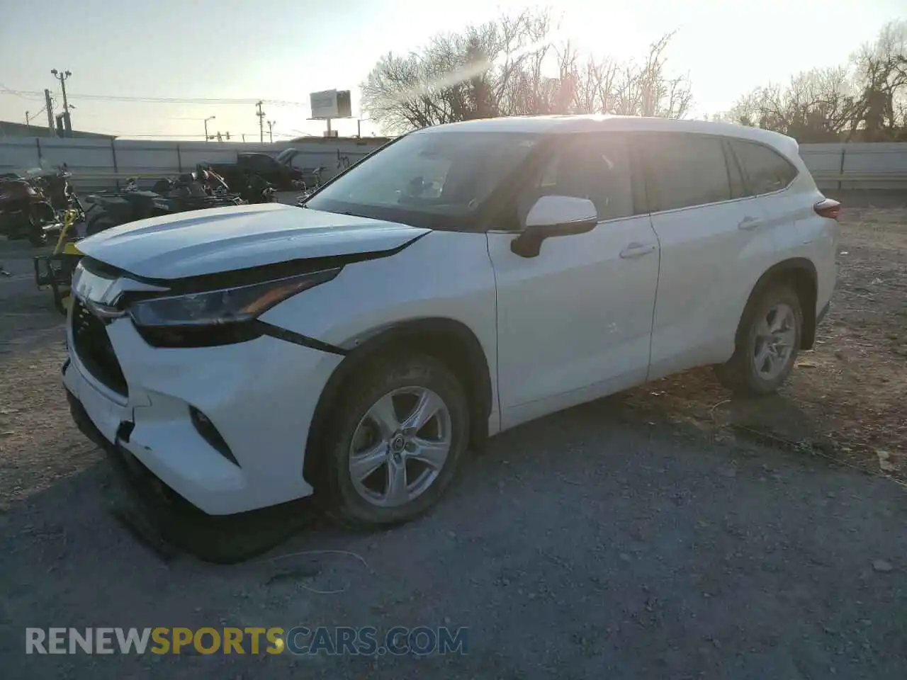 1 fotografías del automóvil dañado 5TDBZRBH6MS543426 TOYOTA HIGHLANDER 2021