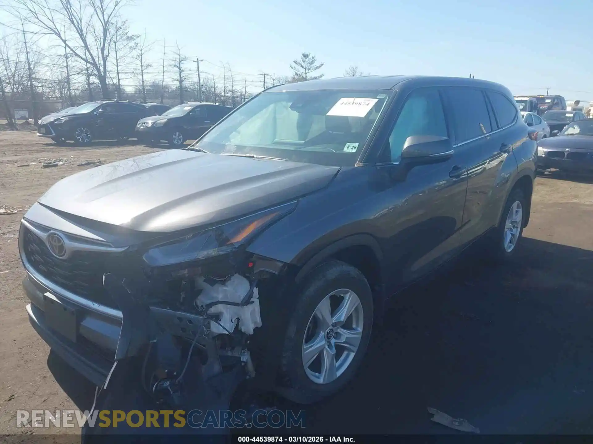 2 Photograph of a damaged car 5TDBZRBH6MS553583 TOYOTA HIGHLANDER 2021
