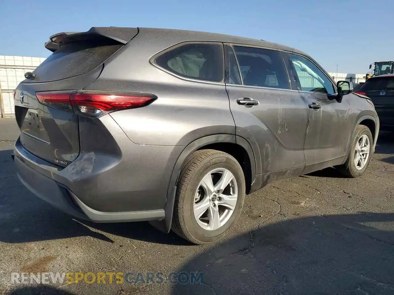 3 Photograph of a damaged car 5TDBZRBH7MS144699 TOYOTA HIGHLANDER 2021