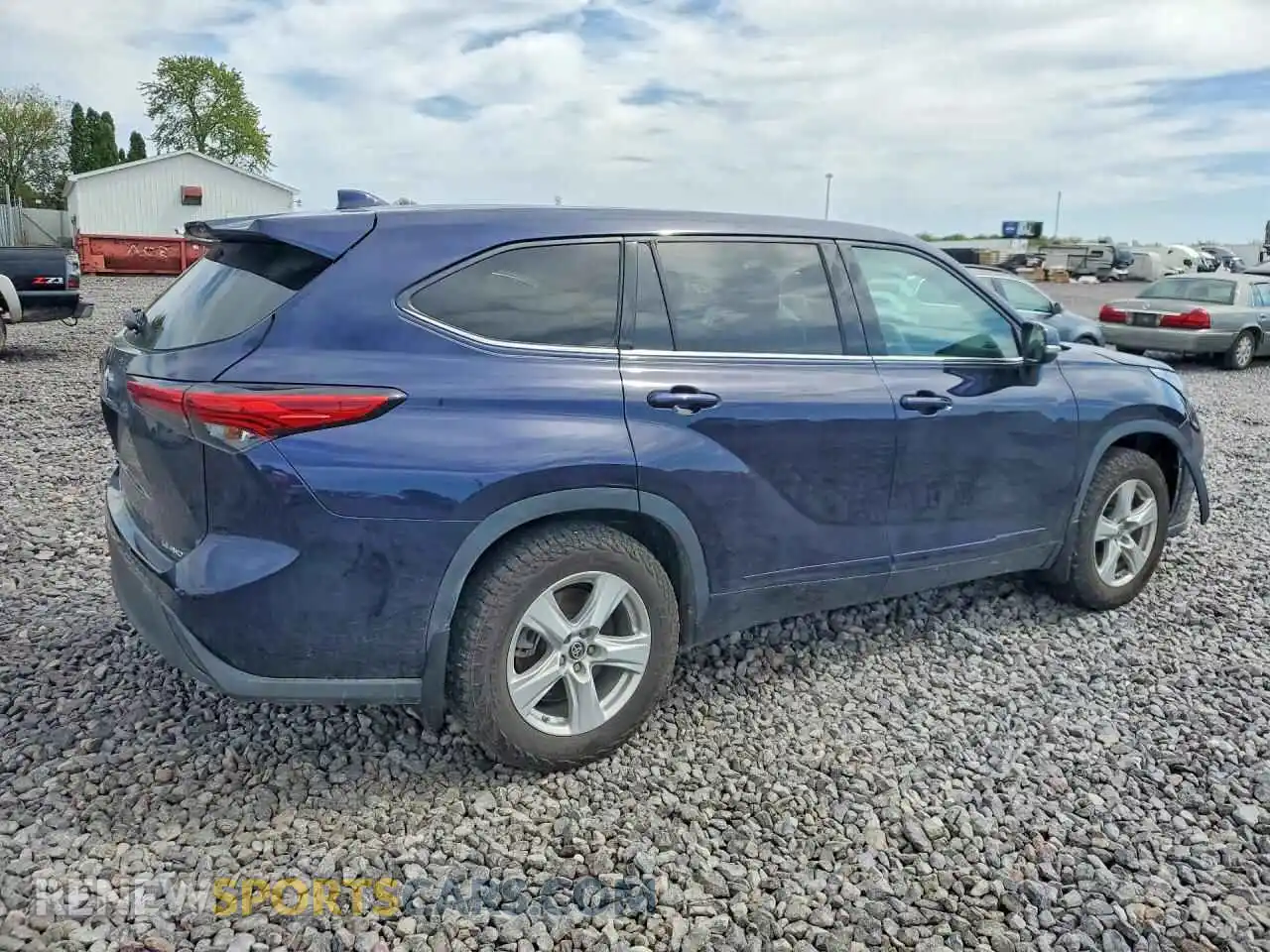 3 Photograph of a damaged car 5TDBZRBH7MS151023 TOYOTA HIGHLANDER 2021