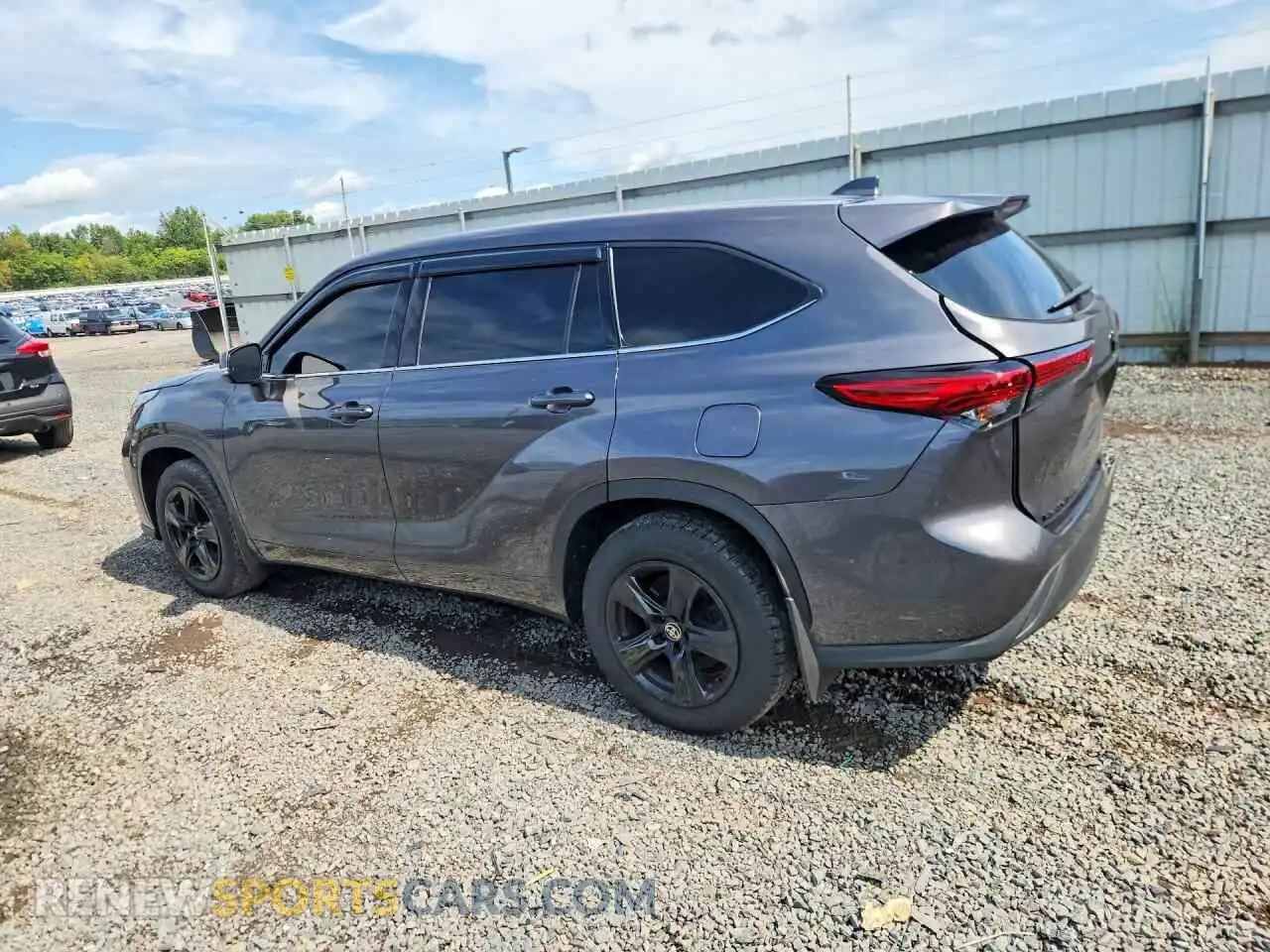 2 Photograph of a damaged car 5TDBZRBH8MS154416 TOYOTA HIGHLANDER 2021