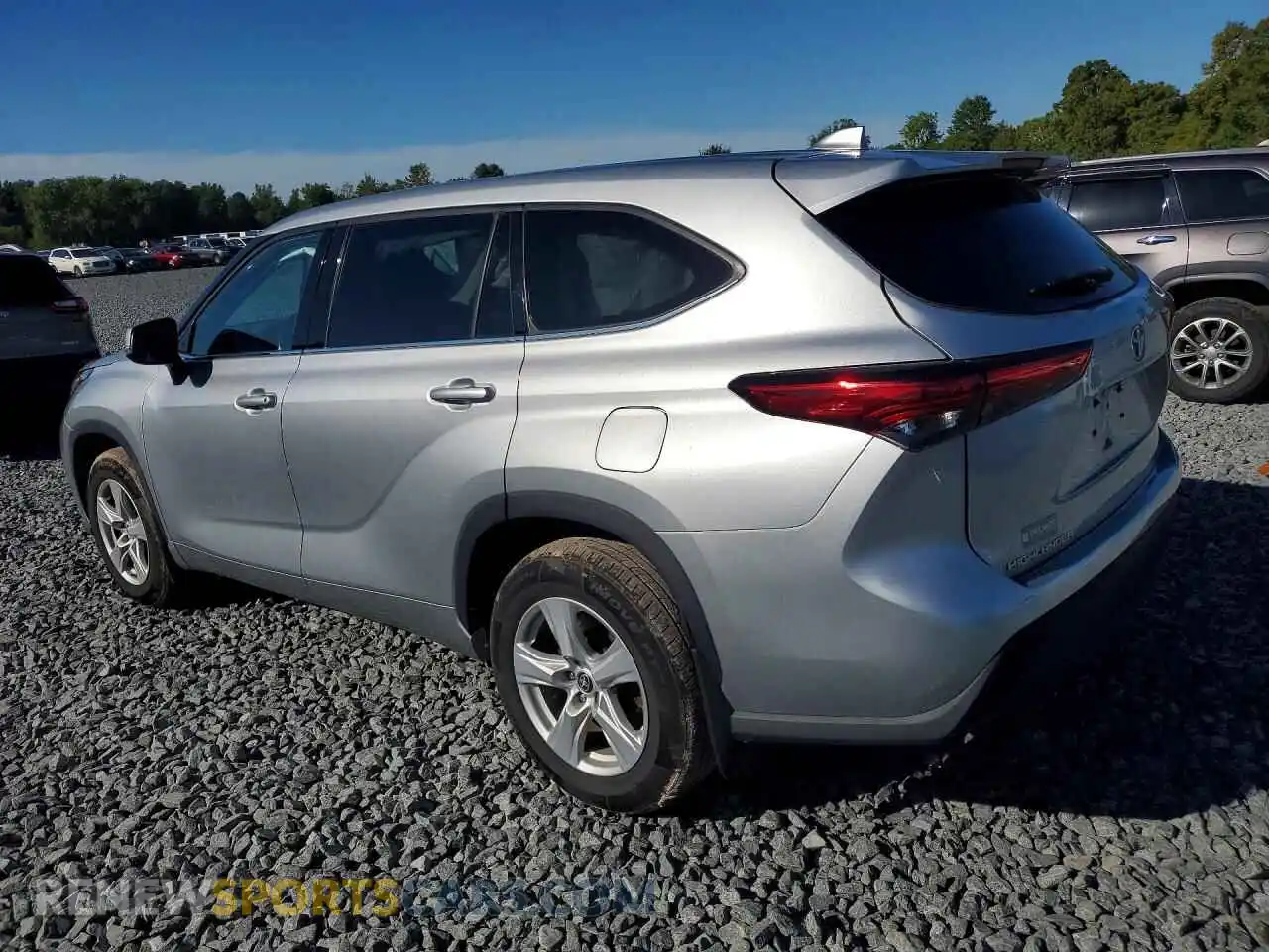 2 Photograph of a damaged car 5TDBZRBH8MS544691 TOYOTA HIGHLANDER 2021