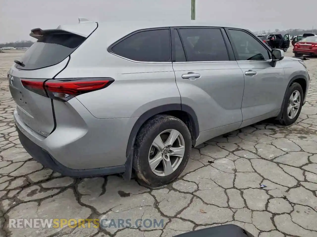 3 Photograph of a damaged car 5TDBZRBH9MS547423 TOYOTA HIGHLANDER 2021