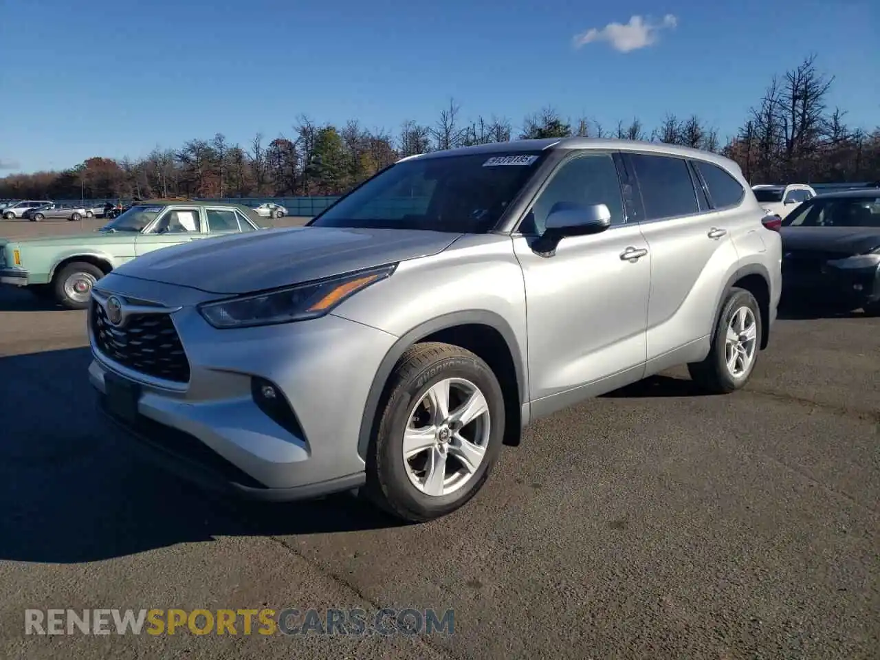 1 Photograph of a damaged car 5TDBZRBHXMS058030 TOYOTA HIGHLANDER 2021