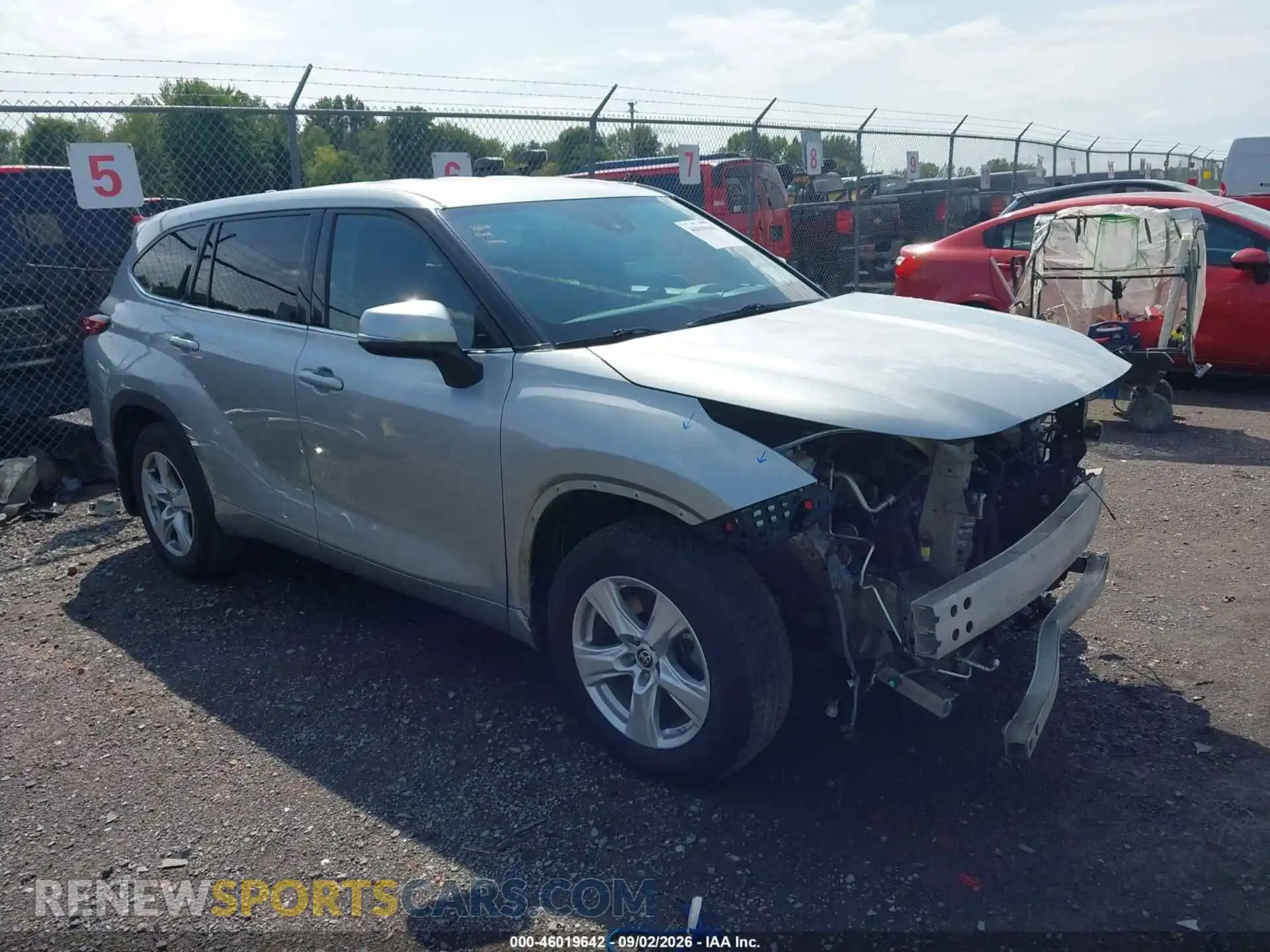 1 Фотография поврежденного автомобиля 5TDBZRBHXMS101541 TOYOTA HIGHLANDER 2021