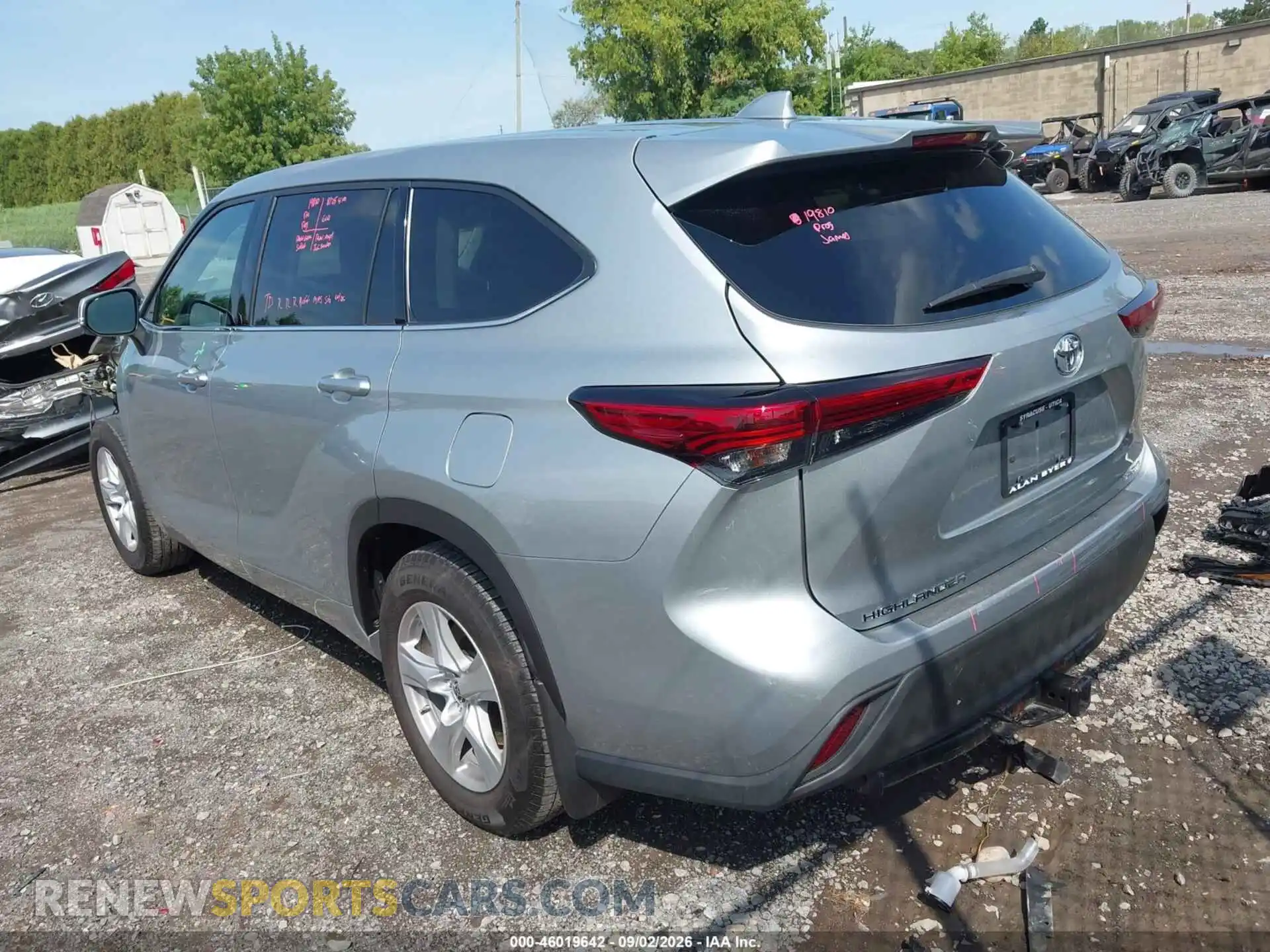 3 Фотография поврежденного автомобиля 5TDBZRBHXMS101541 TOYOTA HIGHLANDER 2021