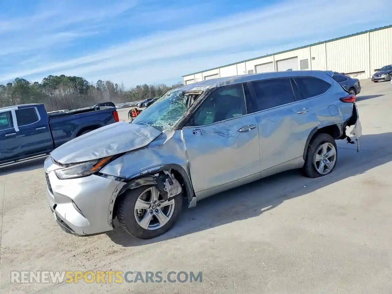 1 fotografías del automóvil dañado 5TDCZRAH0MS080284 TOYOTA HIGHLANDER 2021