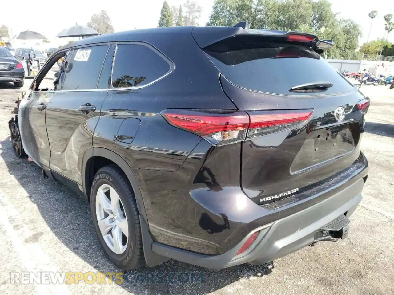 3 Фотография поврежденного автомобиля 5TDCZRAH0MS082570 TOYOTA HIGHLANDER 2021