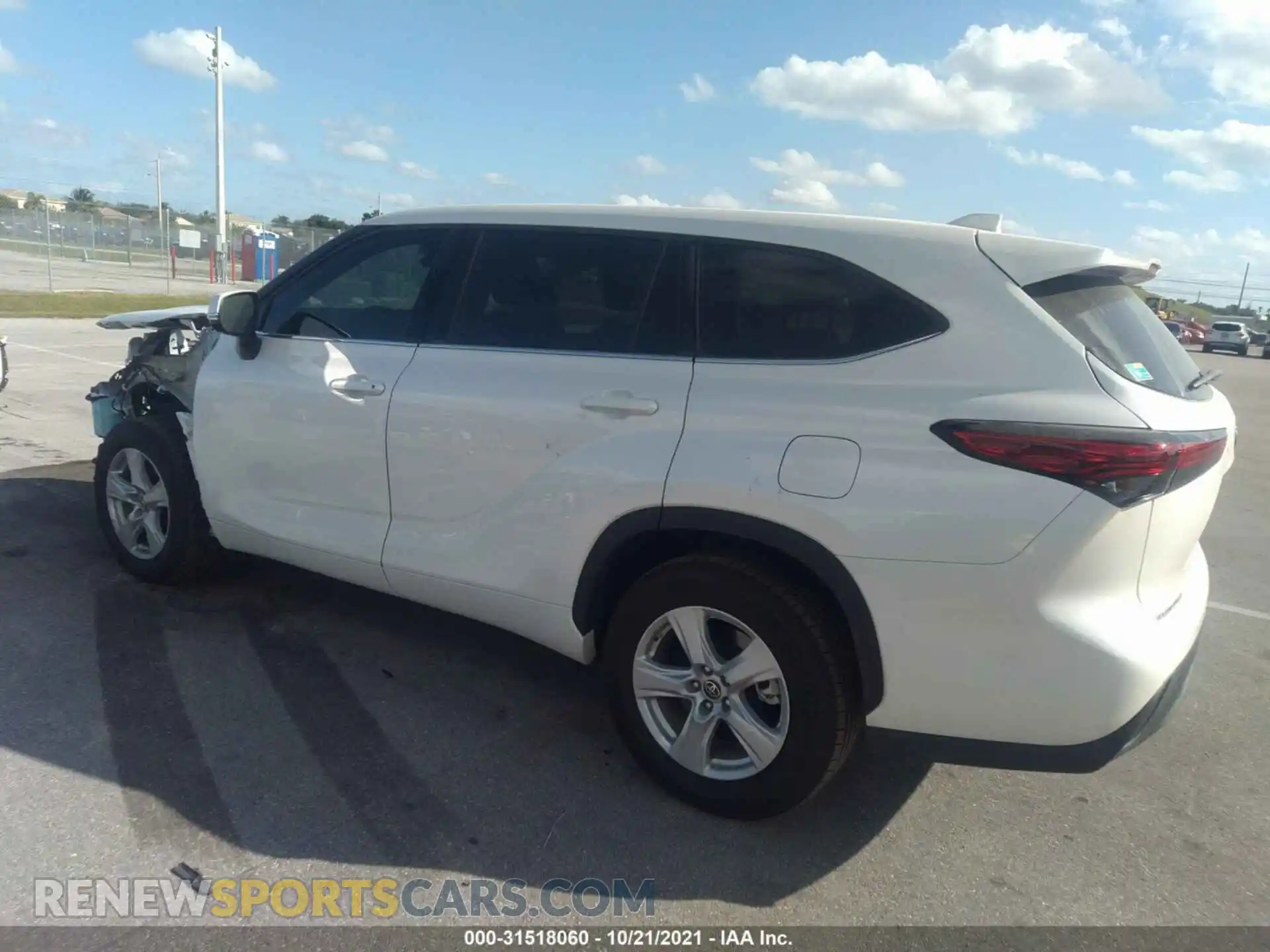 3 Photograph of a damaged car 5TDCZRAH1MS531366 TOYOTA HIGHLANDER 2021