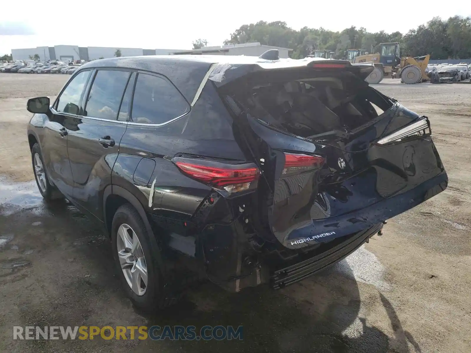 3 Photograph of a damaged car 5TDCZRAH1MS535689 TOYOTA HIGHLANDER 2021