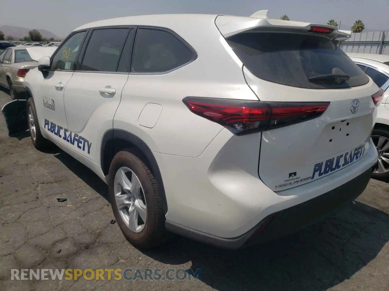 3 Photograph of a damaged car 5TDCZRAH5MS531077 TOYOTA HIGHLANDER 2021