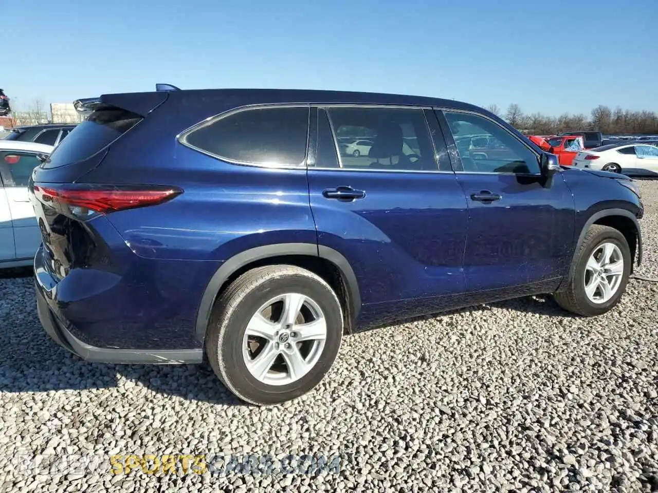 3 Photograph of a damaged car 5TDCZRAH9MS043363 TOYOTA HIGHLANDER 2021