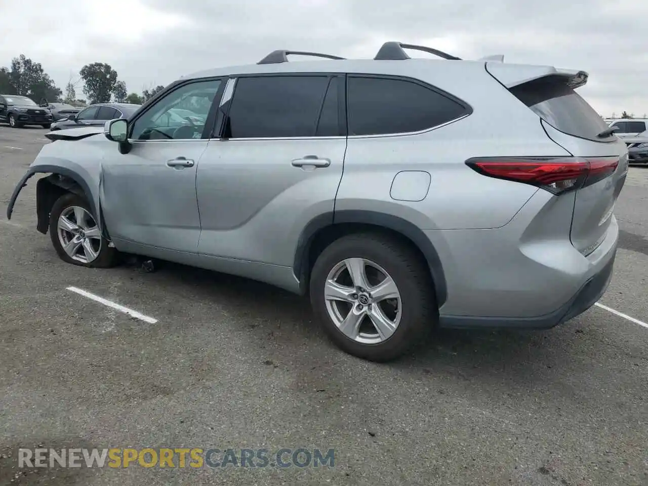 2 Photograph of a damaged car 5TDCZRAHXMS088053 TOYOTA HIGHLANDER 2021