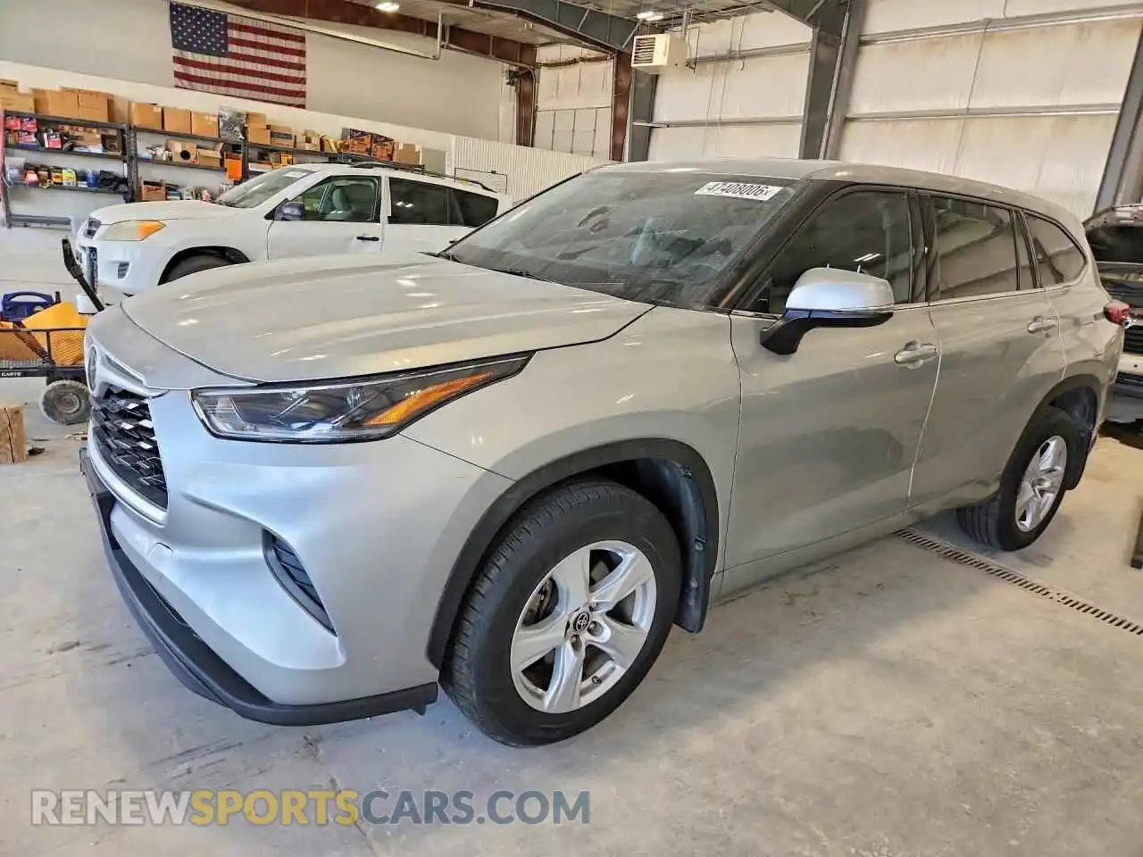 1 Photograph of a damaged car 5TDCZRBH0MS075827 TOYOTA HIGHLANDER 2021