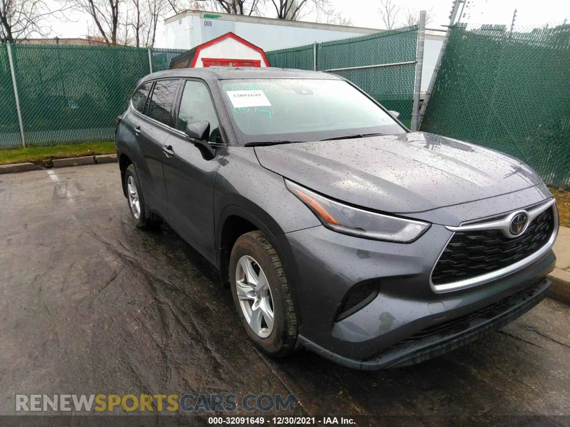 1 Photograph of a damaged car 5TDCZRBH1MS130804 TOYOTA HIGHLANDER 2021
