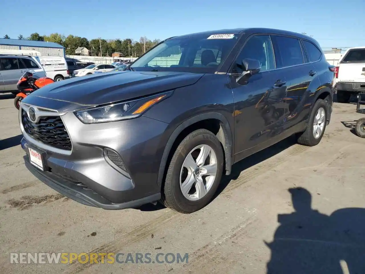 1 Photograph of a damaged car 5TDCZRBH1MS141124 TOYOTA HIGHLANDER 2021