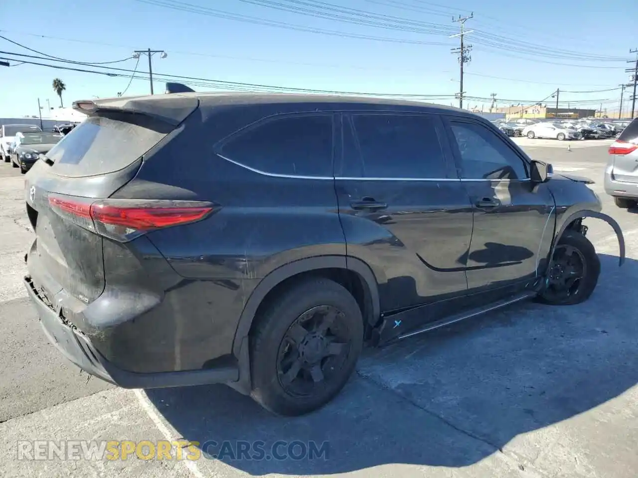 3 Photograph of a damaged car 5TDCZRBH2MS070161 TOYOTA HIGHLANDER 2021