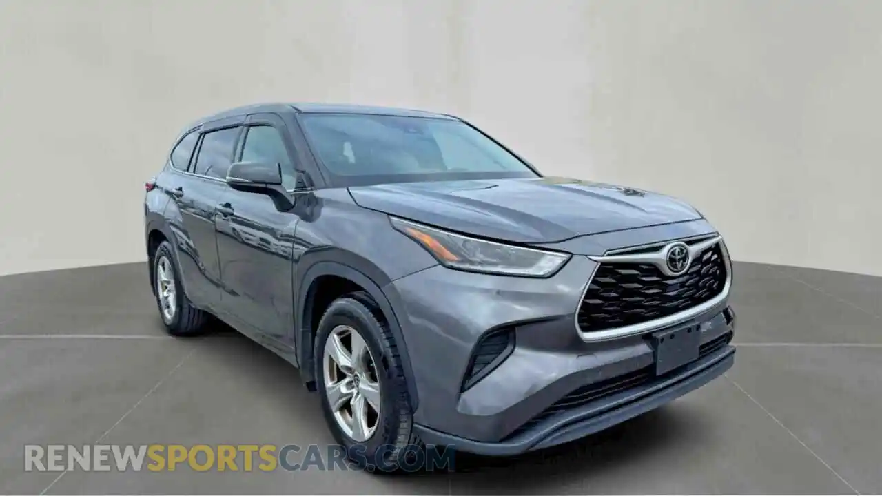 1 Фотография поврежденного автомобиля 5TDCZRBH2MS554363 TOYOTA HIGHLANDER 2021