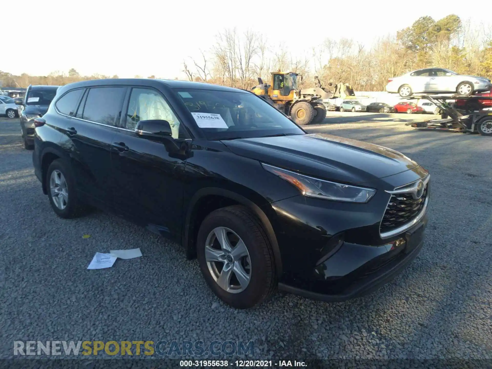 1 Photograph of a damaged car 5TDCZRBH4MS140257 TOYOTA HIGHLANDER 2021