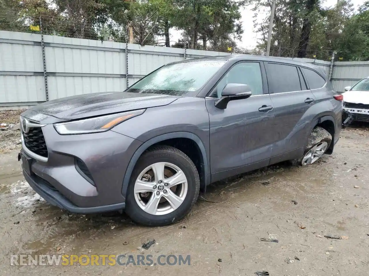 1 Photograph of a damaged car 5TDCZRBH4MS146611 TOYOTA HIGHLANDER 2021
