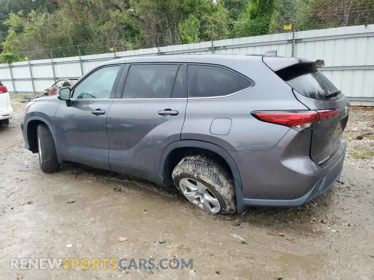 2 Photograph of a damaged car 5TDCZRBH4MS146611 TOYOTA HIGHLANDER 2021