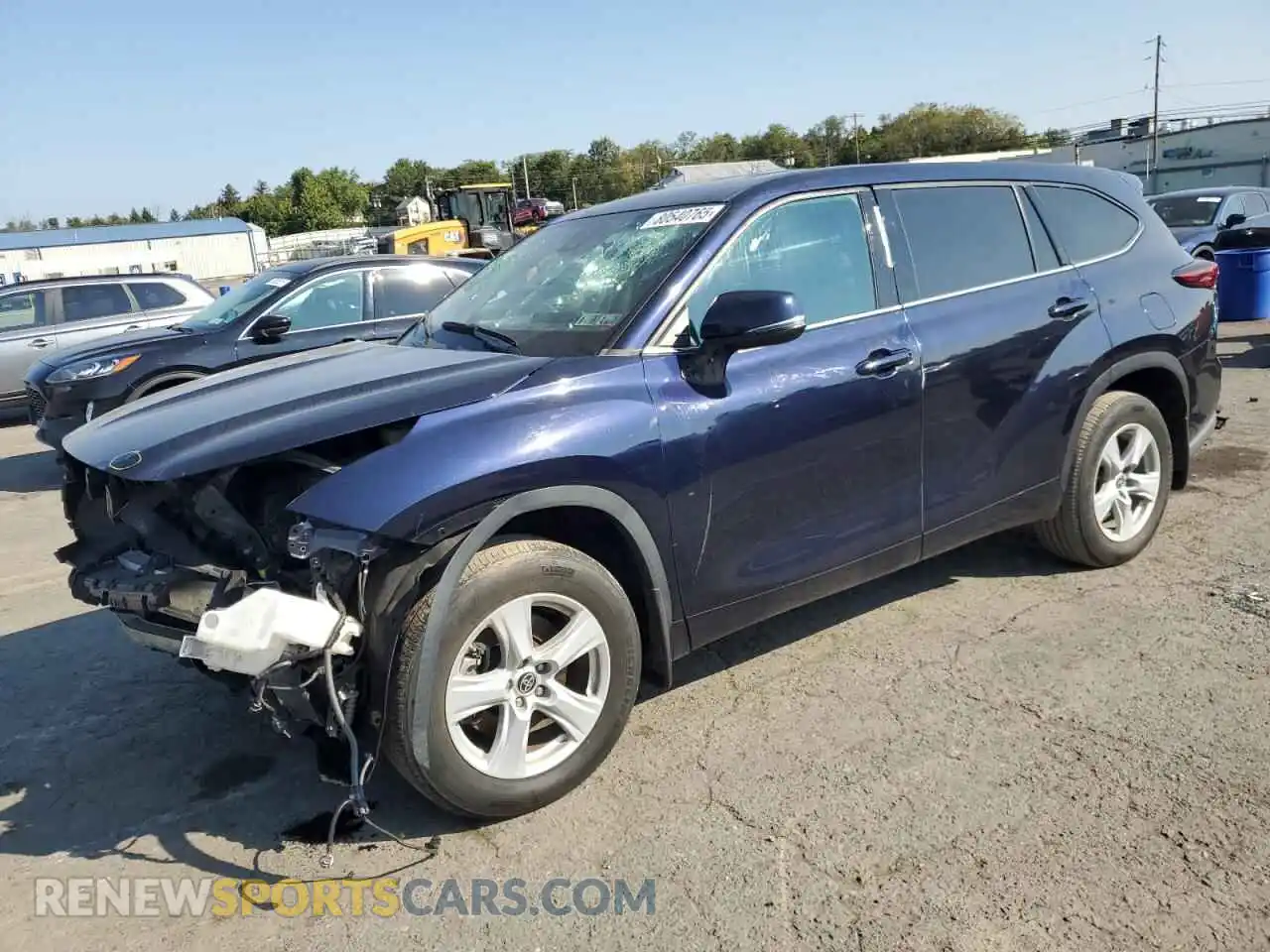 1 Photograph of a damaged car 5TDCZRBH5MS532163 TOYOTA HIGHLANDER 2021
