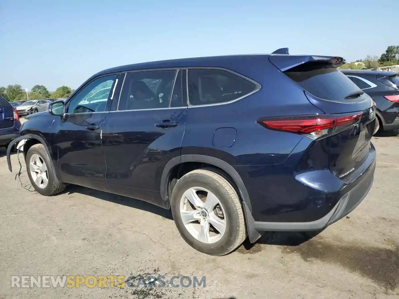 2 Photograph of a damaged car 5TDCZRBH5MS532163 TOYOTA HIGHLANDER 2021