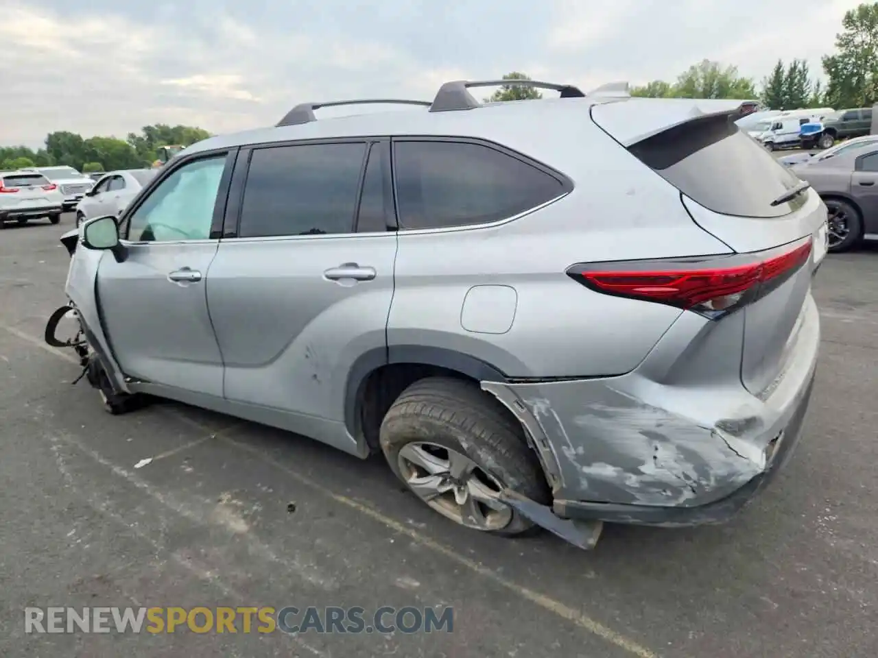 2 Photograph of a damaged car 5TDCZRBH5MS539873 TOYOTA HIGHLANDER 2021