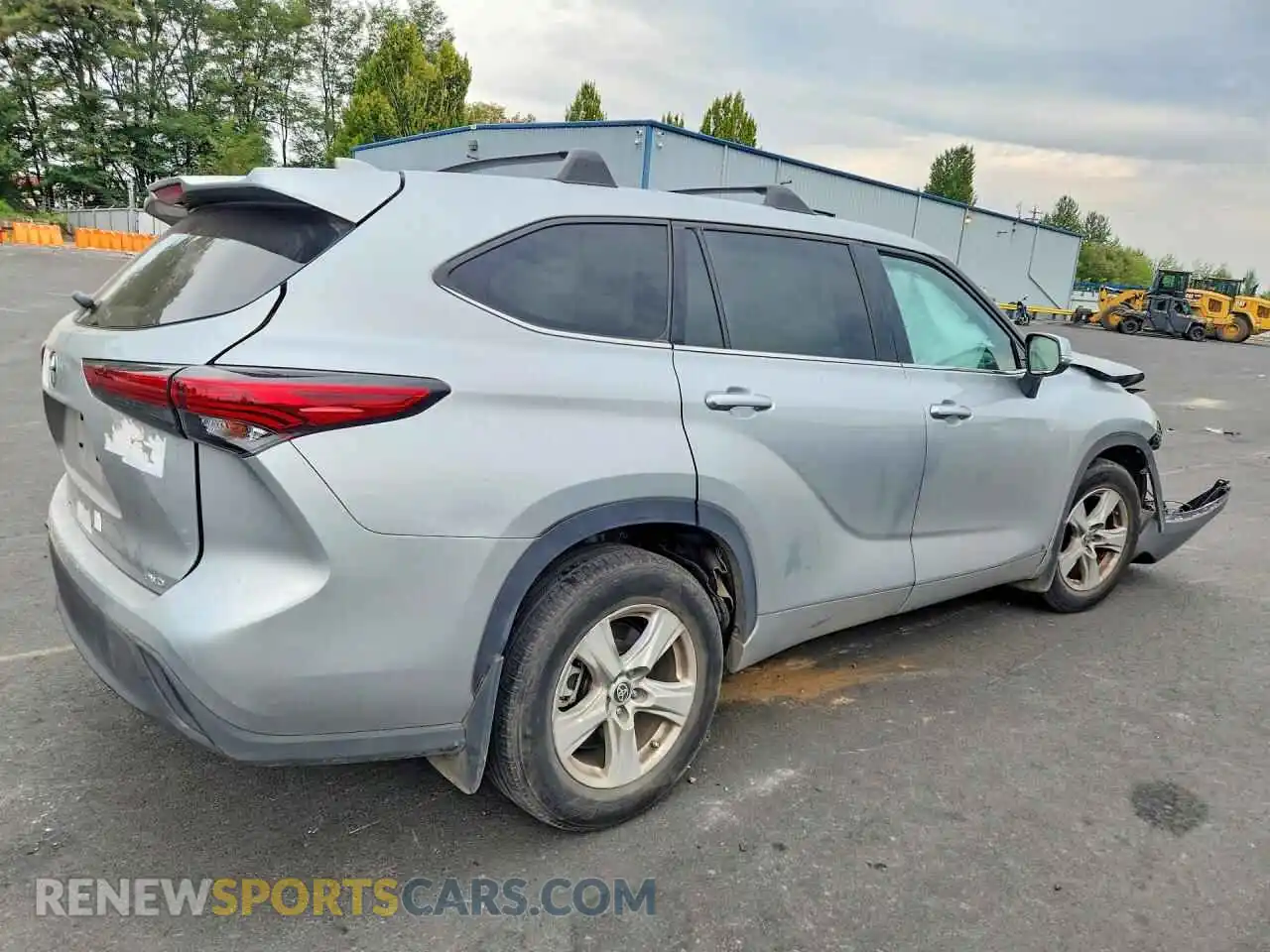 3 Photograph of a damaged car 5TDCZRBH5MS539873 TOYOTA HIGHLANDER 2021