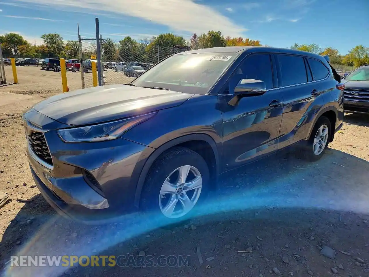 1 fotografías del automóvil dañado 5TDCZRBH6MS532138 TOYOTA HIGHLANDER 2021