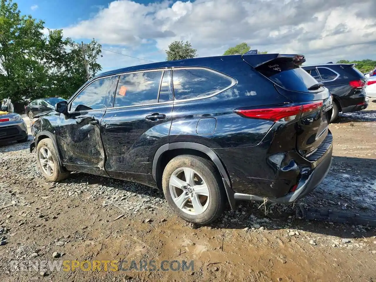 2 Фотография поврежденного автомобиля 5TDCZRBH8MS135420 TOYOTA HIGHLANDER 2021
