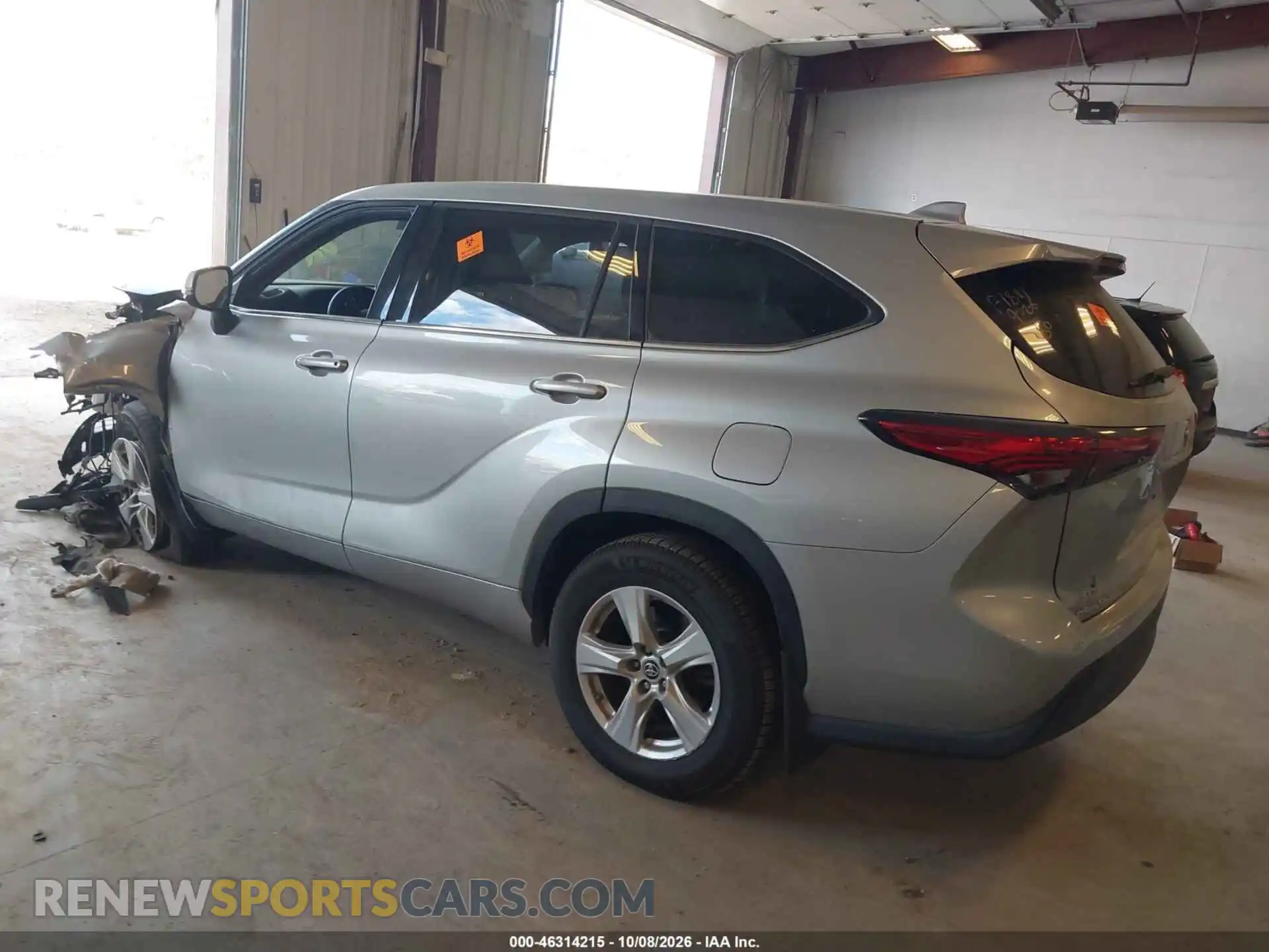 3 fotografías del automóvil dañado 5TDCZRBH9MS533848 TOYOTA HIGHLANDER 2021