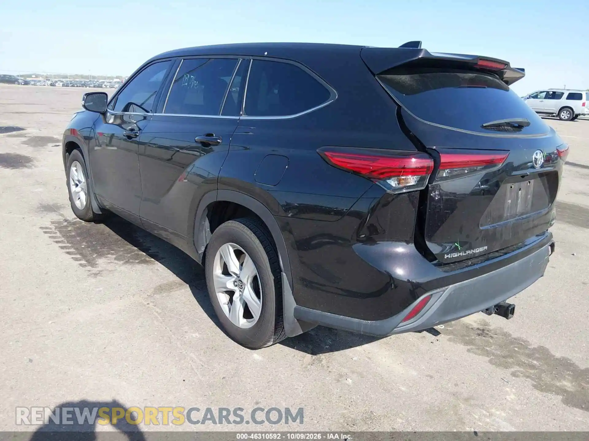 3 Фотография поврежденного автомобиля 5TDCZRBHXMS092487 TOYOTA HIGHLANDER 2021