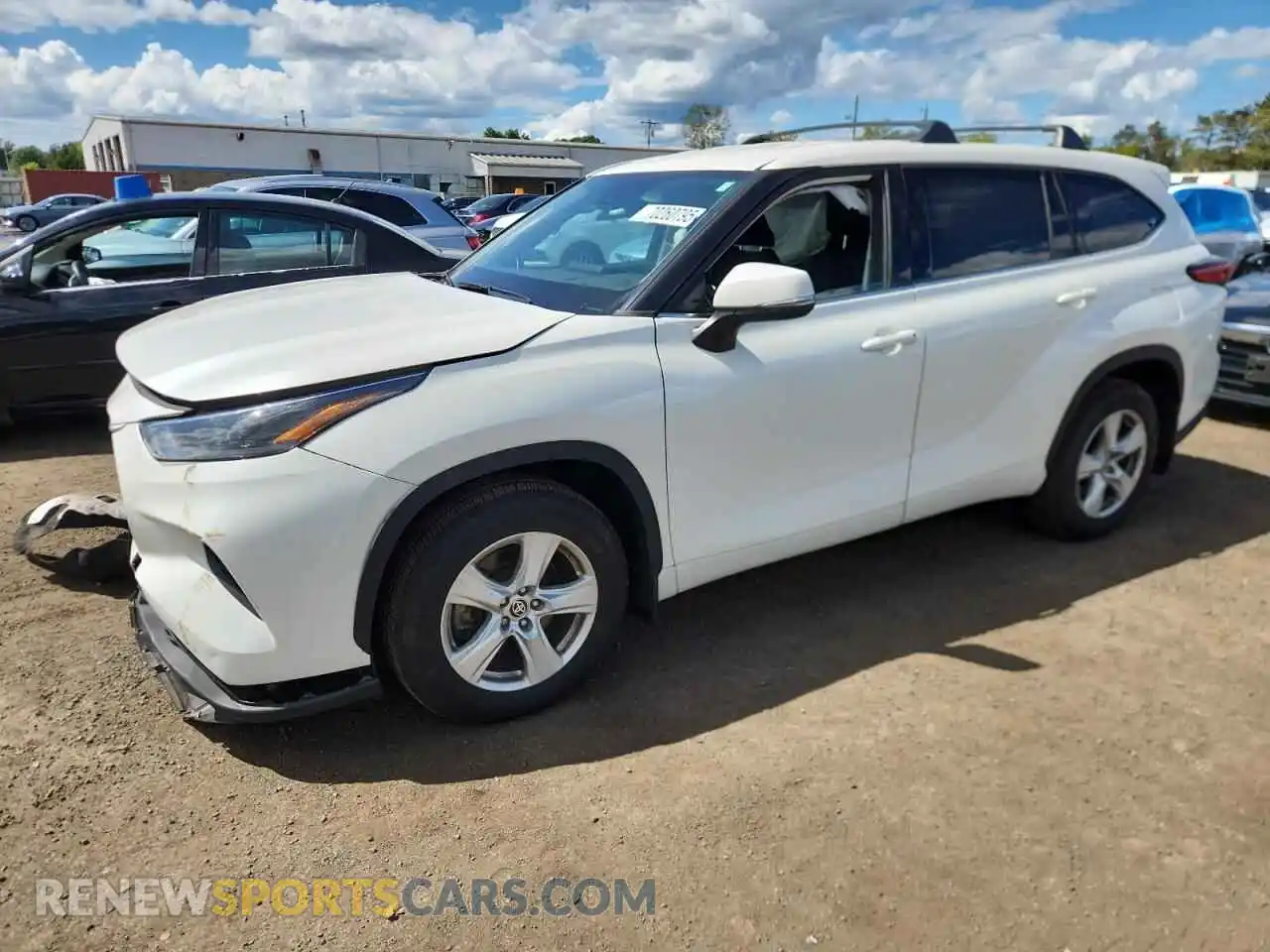 1 Photograph of a damaged car 5TDCZRBHXMS101611 TOYOTA HIGHLANDER 2021