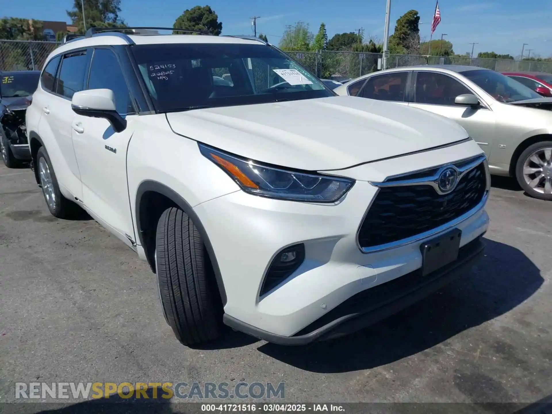 1 Photograph of a damaged car 5TDDBRCH0MS023993 TOYOTA HIGHLANDER 2021