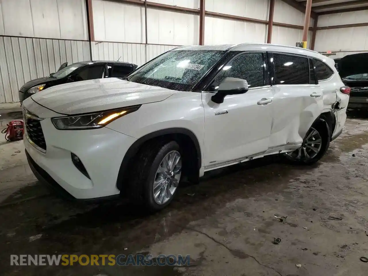 1 fotografías del automóvil dañado 5TDDBRCH0MS519070 TOYOTA HIGHLANDER 2021